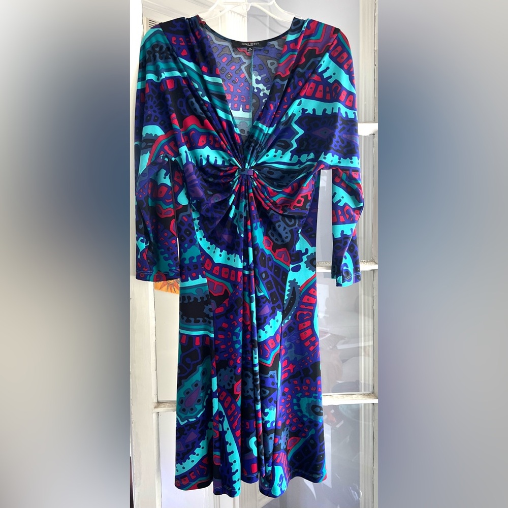 Vibrant Jewel Tone Nine West Dress